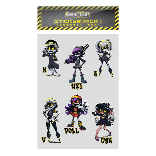 Murder Drones Sticker Pack 1